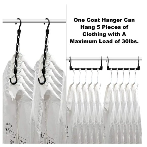 New 12 Pack Sturdy Closet Organizer Hanger for Heavy Clothes - Picture 8 of 8